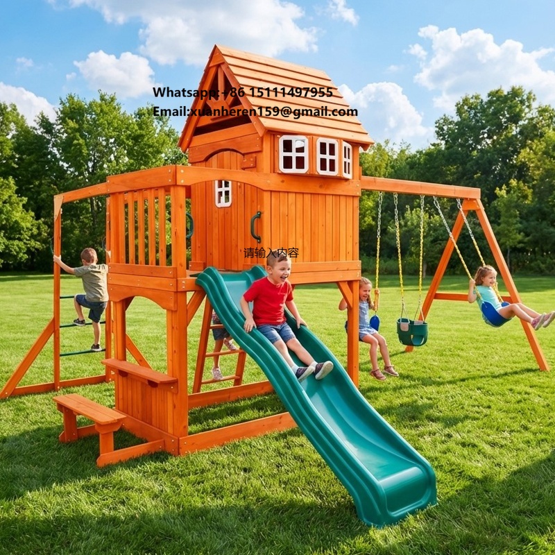 Kids Outdoor Garden Toys - معدات ترفيهية خارجية كبيرة للأطفال، مجموعة