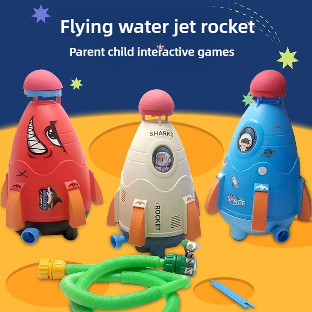 Kids Outdoor Garden Toys - ألعاب قاذفة الصواريخ مرشات المياه الصاروخية