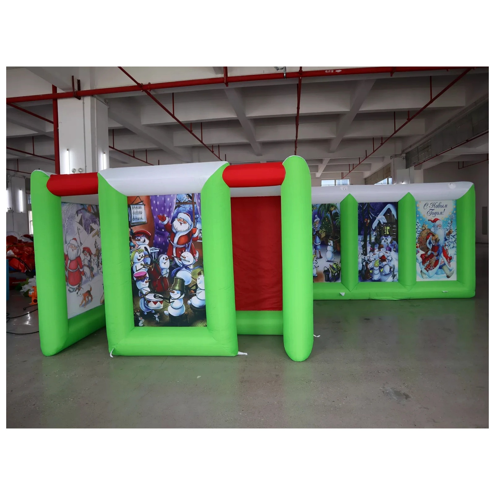 Kids Outdoor Party Venue - متاهة قابلة للنفخ كبيرة مفتوحة من