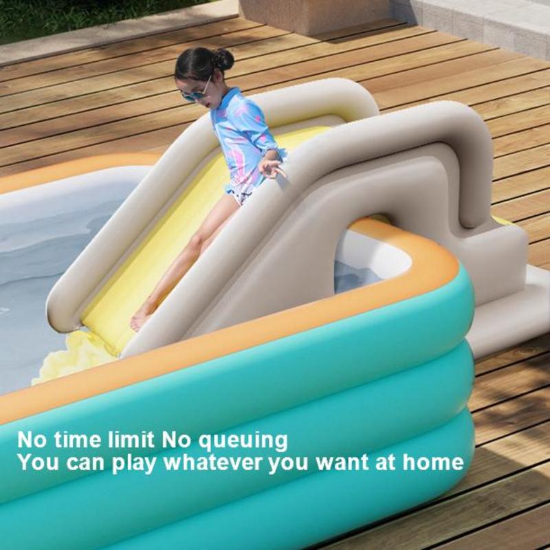 Kids Outdoor Playground - قابل للنفخ ماء منزلق أطفال سباحة