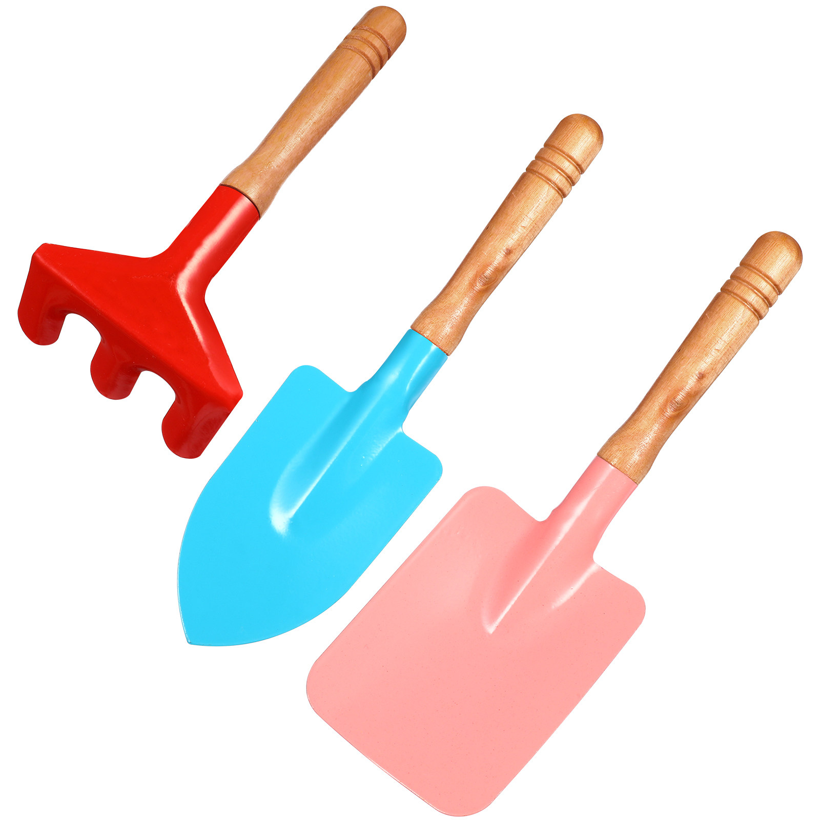 Kids Outdoor Sandbox - مجموعة من 3 قطع أدوات شاطئية