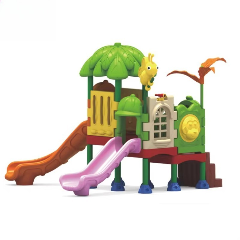 Kids Outdoor Playground - ألعاب تفاعلية عائلية متينة للأطفال، زلاقات