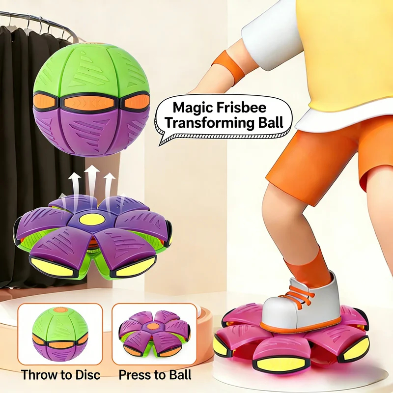 Kids Outdoor Jumping Toys - كرة طائرة سحرية قابلة للتشكيل للأطفال