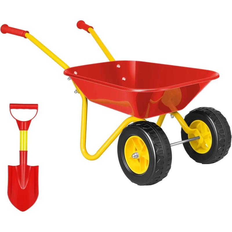 Kids Outdoor Garden Toys - عربة يد للأطفال مع مجموعة أدوات