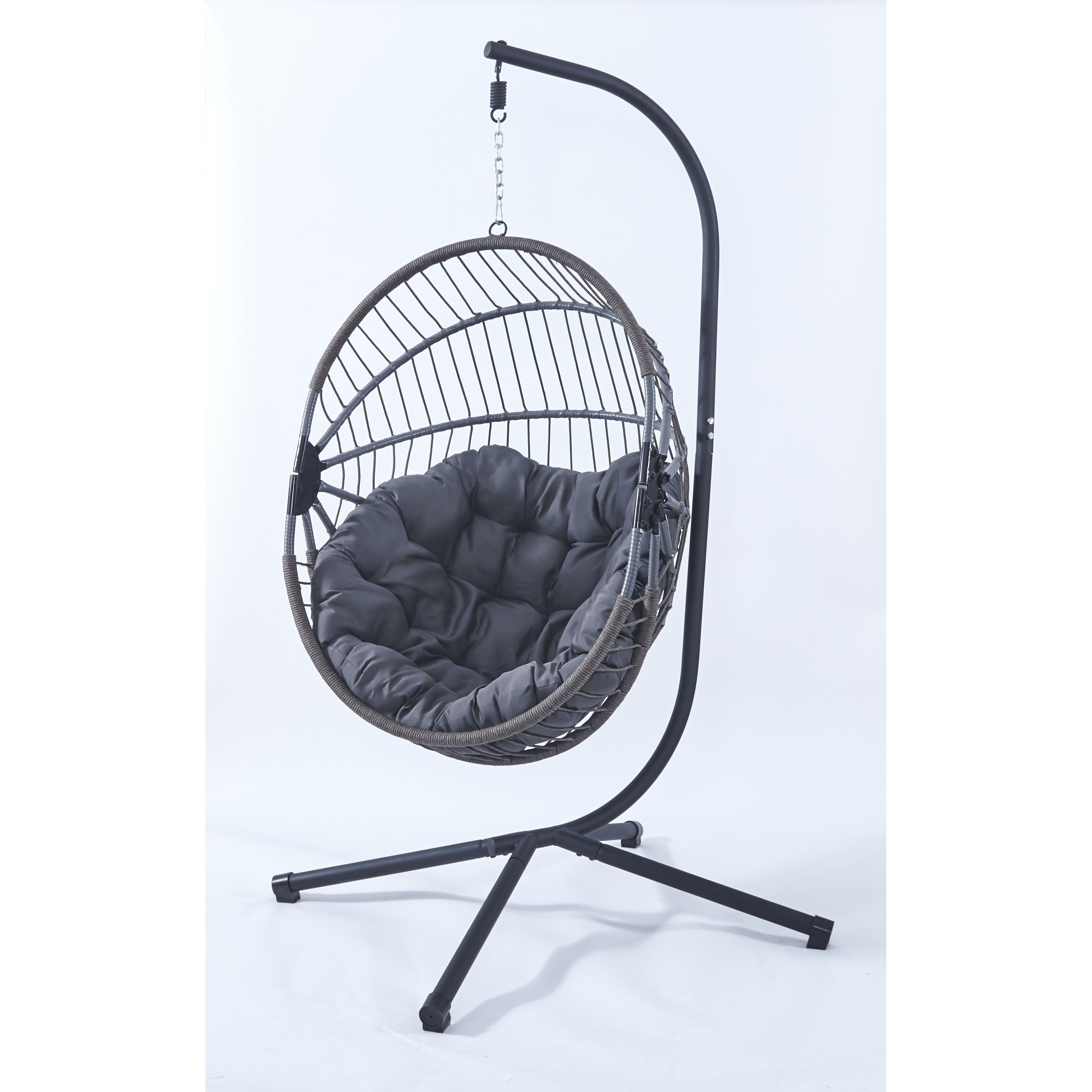 Kids Outdoor Egg Chair - كرسي بيضاوي معلق من الخيزران للحدائق