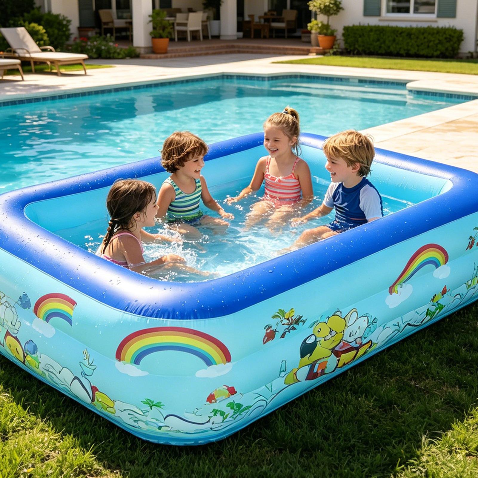ألعاب قابلة للنفخ لحمامات السب - مراجعة Kids Outdoor Garden Toys وسعره