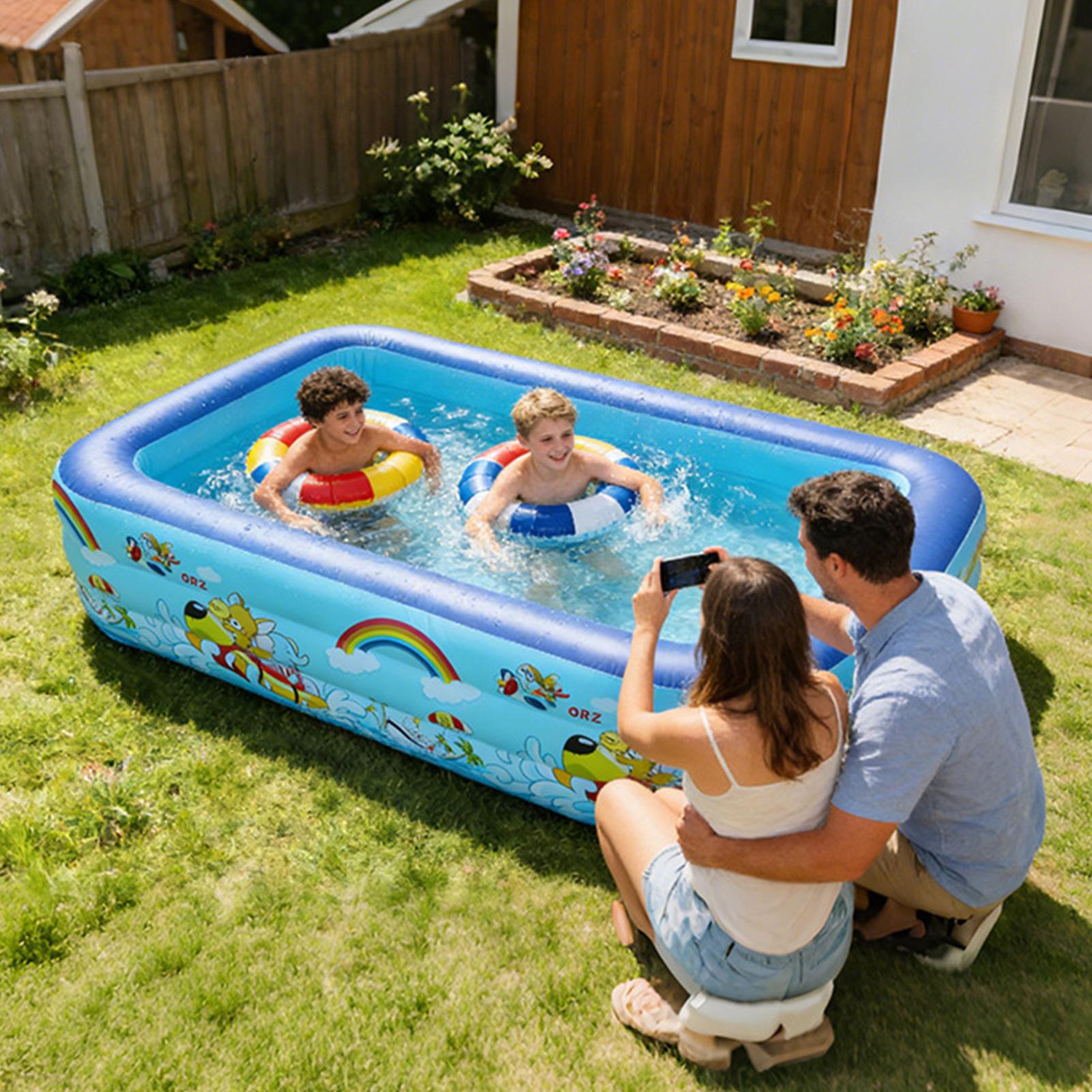 ألعاب قابلة للنفخ لحمامات السب - مراجعة Kids Outdoor Garden Toys وسعره