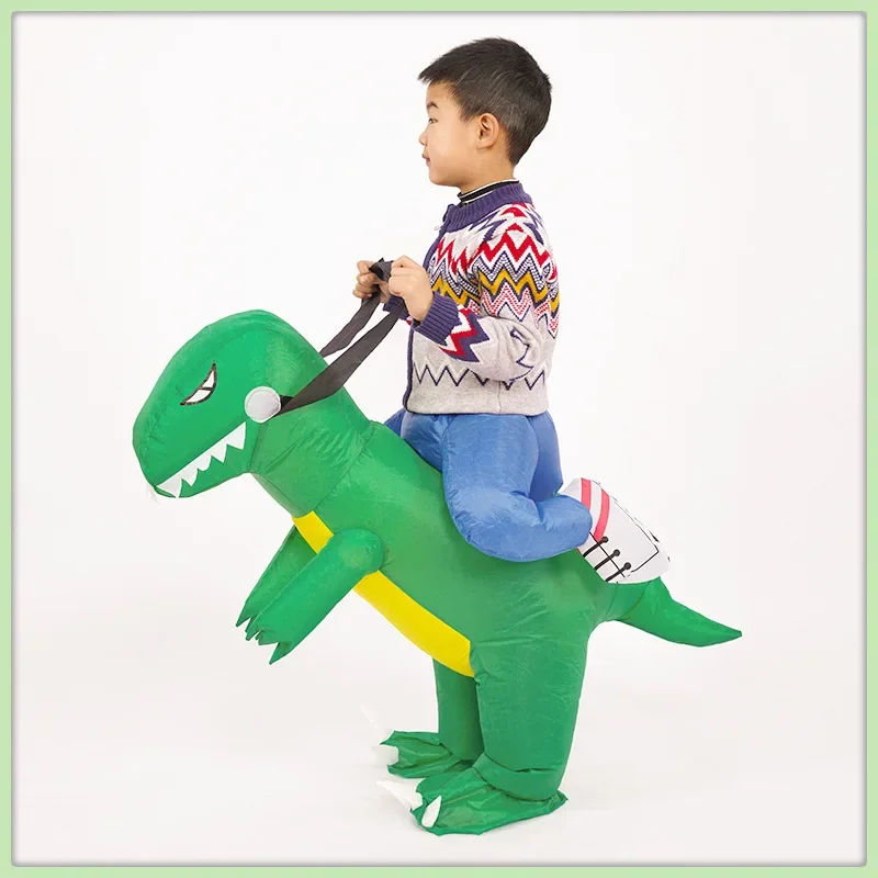 زي ديناصور قابل للنفخ للأطفال، - مراجعة Kids Outdoor Ride On وسعره