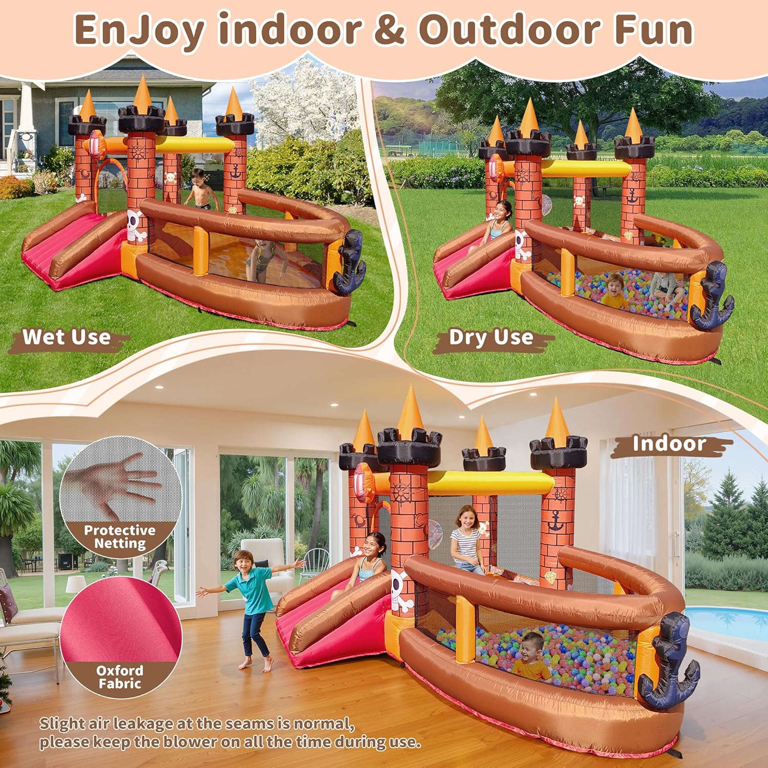 بيت قفز قابل للنفخ للأطفال من  - مراجعة Kids Outdoor House وسعره