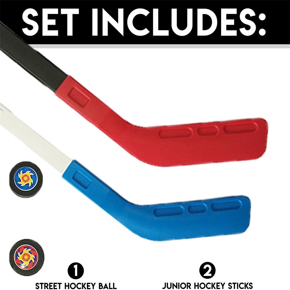 مجموعة عصا هوكي بلاستيكية بطول - مراجعة Kids Outdoor Hockey Sticks وسعره