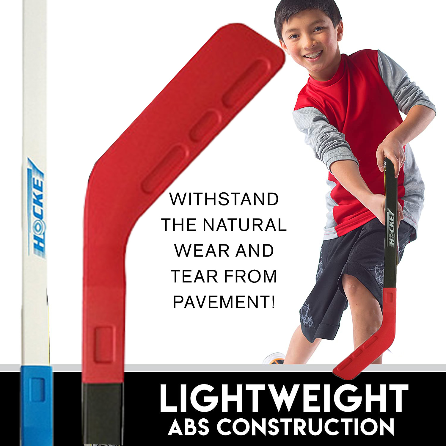 مجموعة عصا هوكي بلاستيكية بطول - مراجعة Kids Outdoor Hockey Sticks وسعره