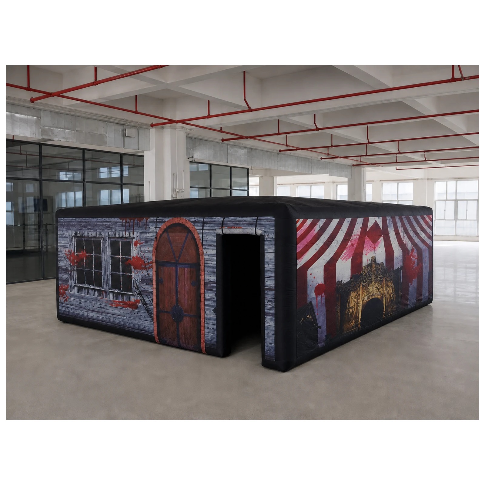 متاهة قابلة للنفخ كبيرة على شك - مراجعة Kids Outdoor Party Venue وسعره