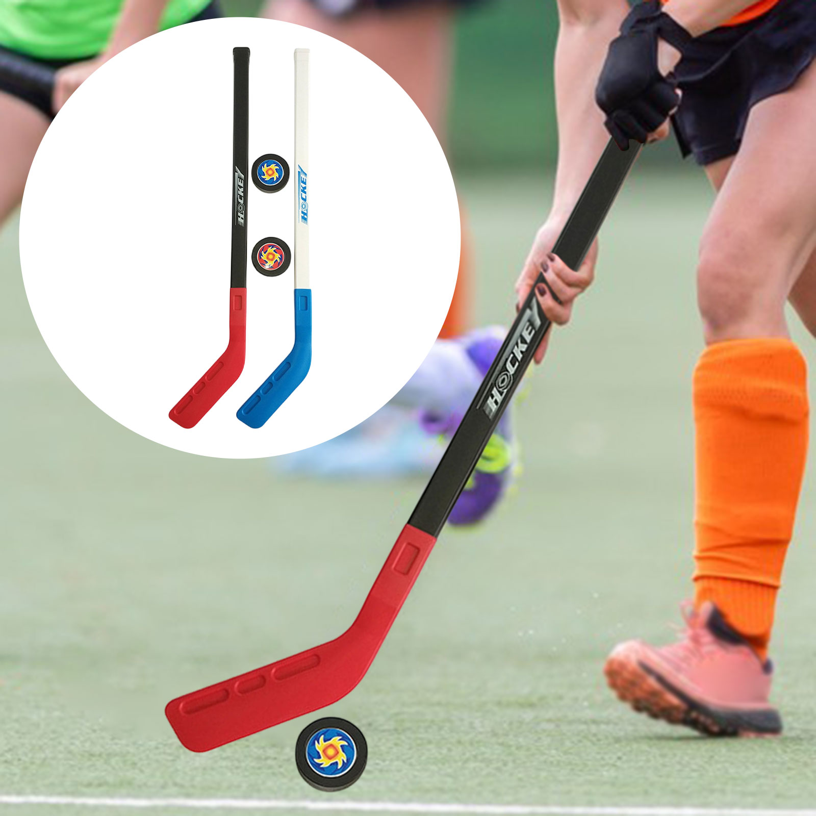 مجموعة عصي الهوكي وكرة للأطفال - مراجعة Kids Outdoor Hockey Sticks وسعره