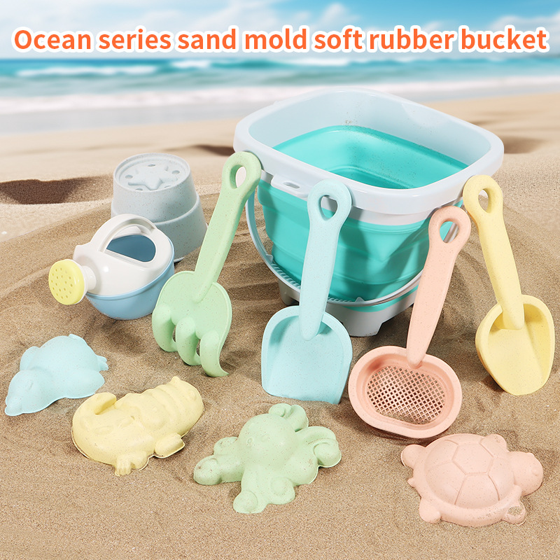 مجموعة ألعاب الشاطئ والرمل وال - مراجعة Kids Outdoor Sandbox وسعره