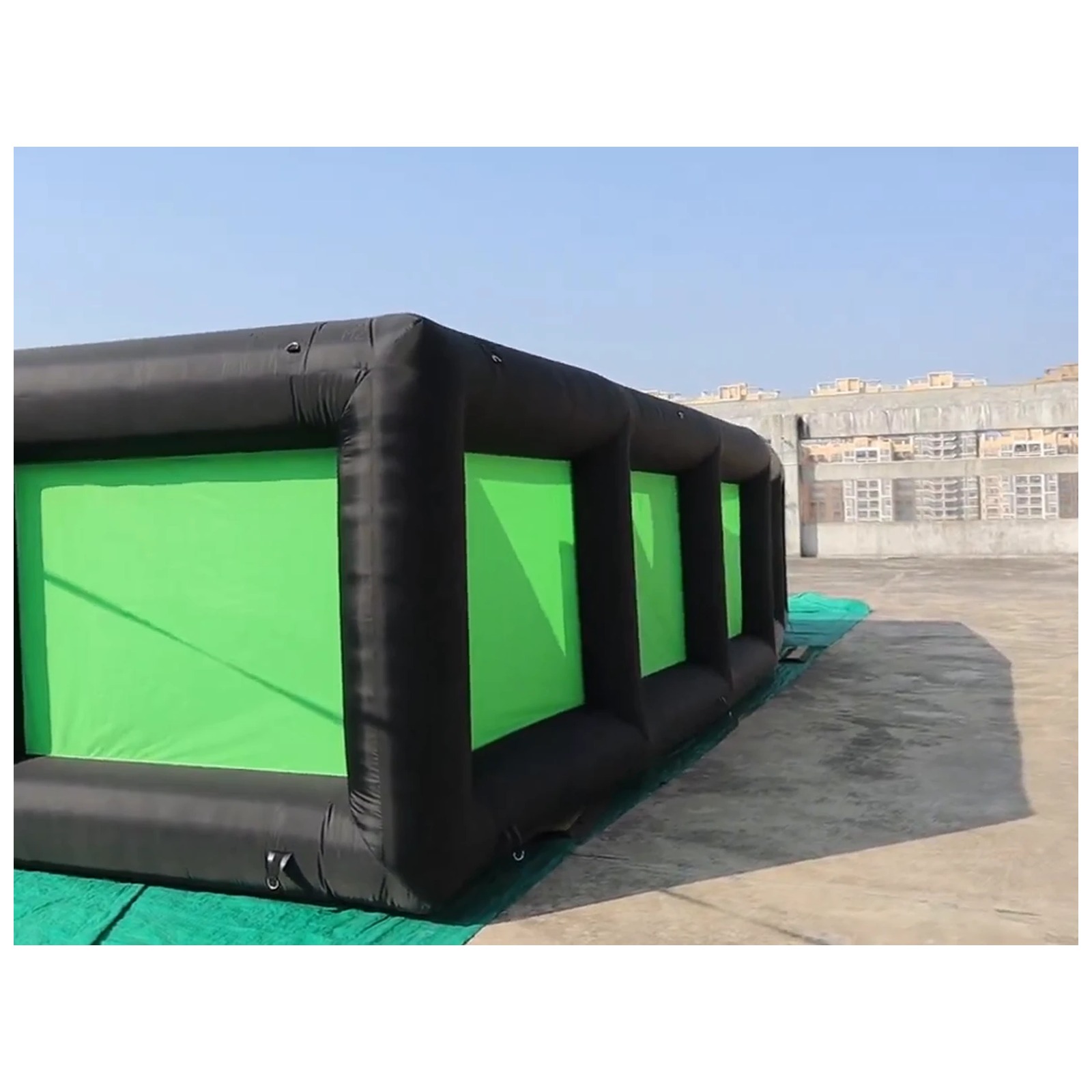 متاهة قابلة للنفخ باللونين الأ - مراجعة Kids Outdoor Party Venue وسعره
