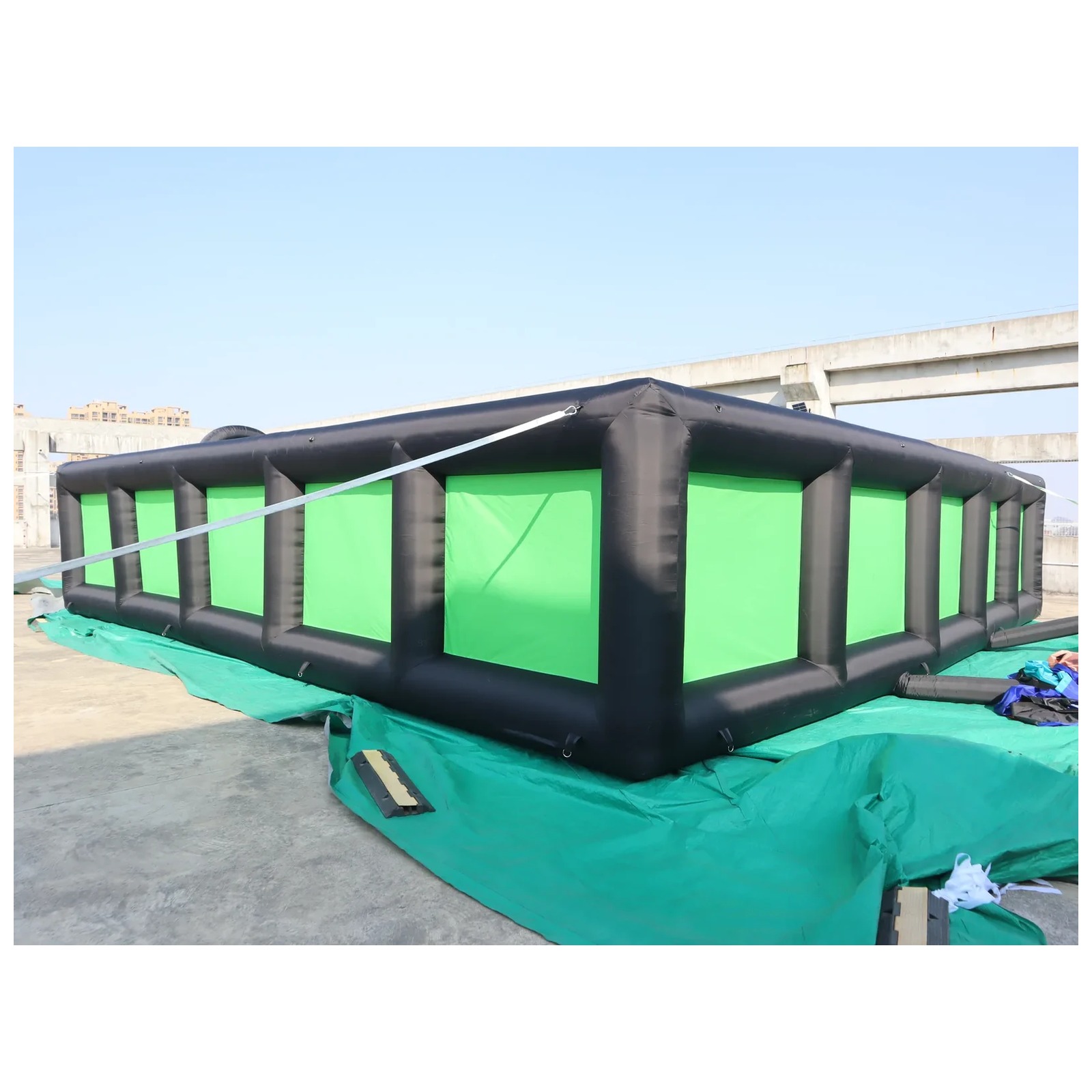 متاهة قابلة للنفخ باللونين الأ - مراجعة Kids Outdoor Party Venue وسعره