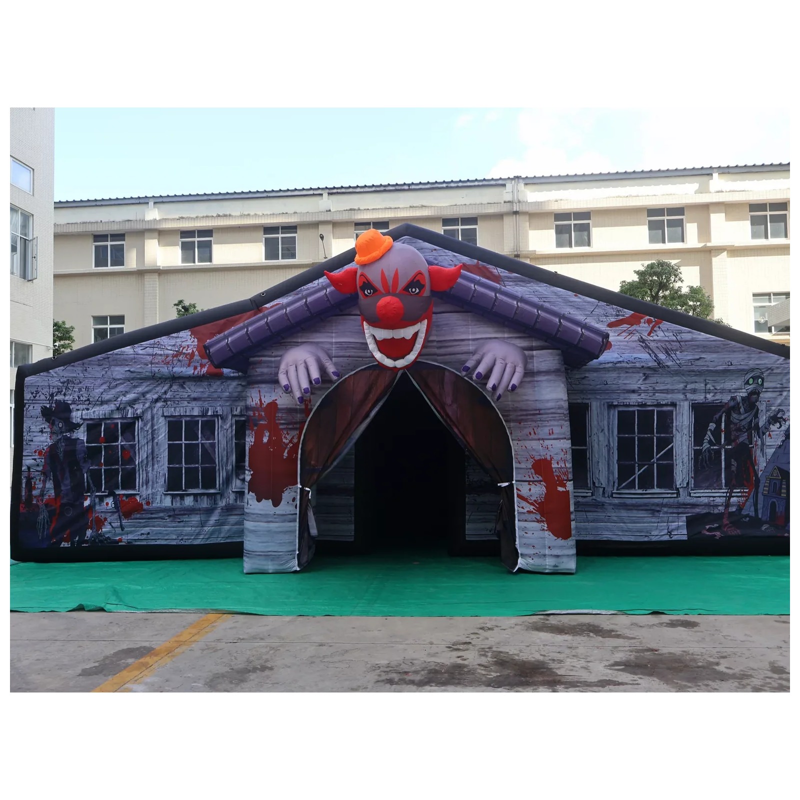 متاهة قابلة للنفخ كبيرة رمادية - مراجعة Kids Outdoor Party Venue وسعره