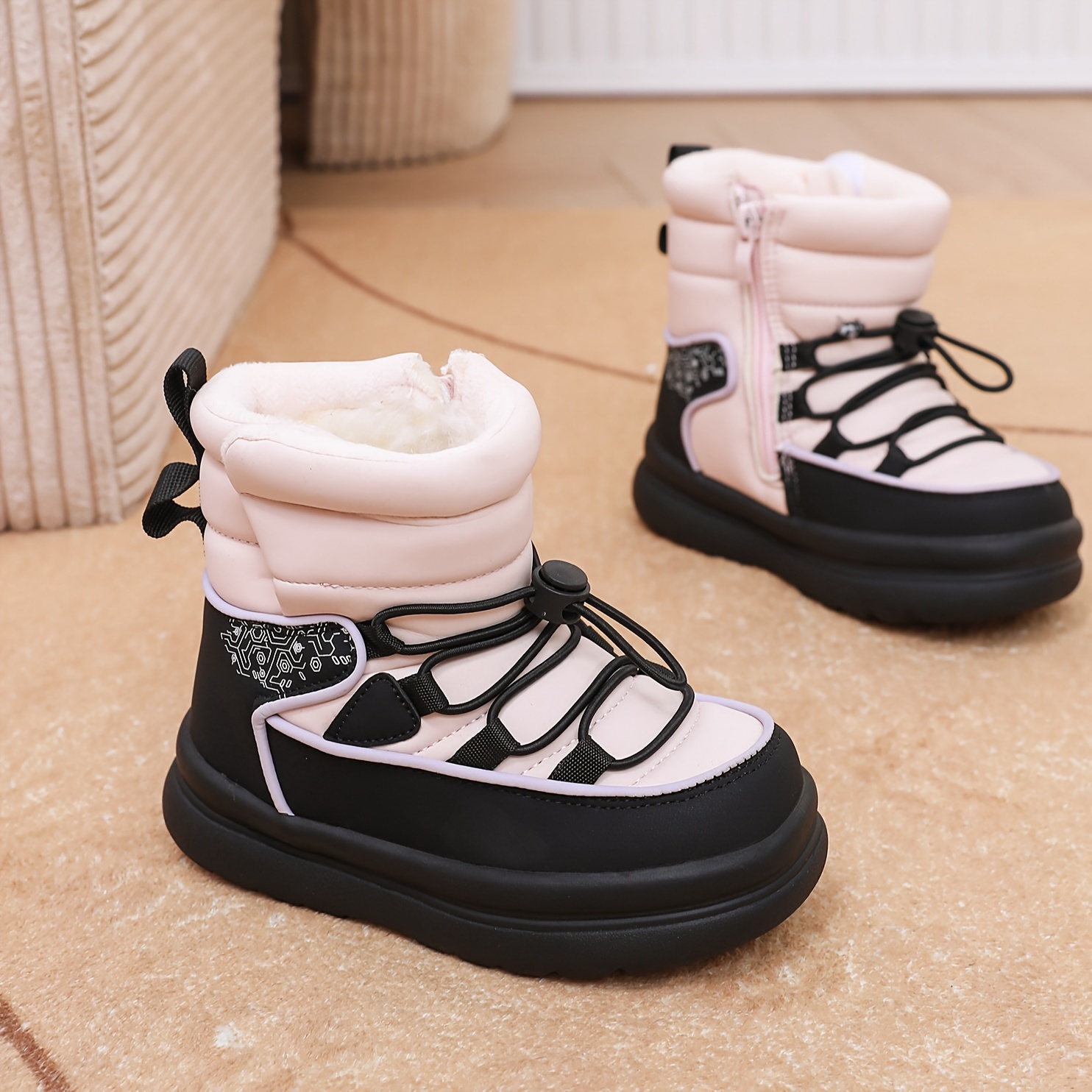 أحذية شتوية دافئة للأطفال بتصم - مراجعة Kids Outdoor Zipline وسعره