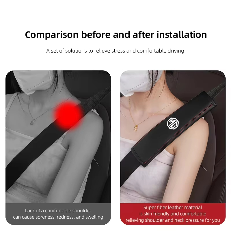غطاء وسادة حزام الأمان للسيارة - مراجعة Swing Seat Belt وسعره