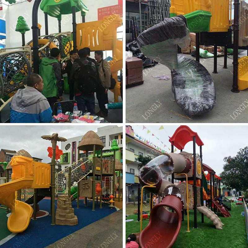 زحليقة بلاستيكية تجارية 450×27 - مراجعة Kids Outdoor Playground وسعره