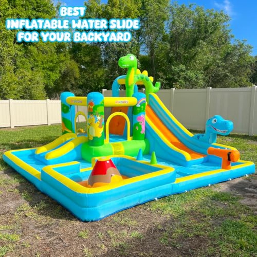 زحليقة مائية قابلة للنفخ للاست - مراجعة Kids Outdoor House وسعره