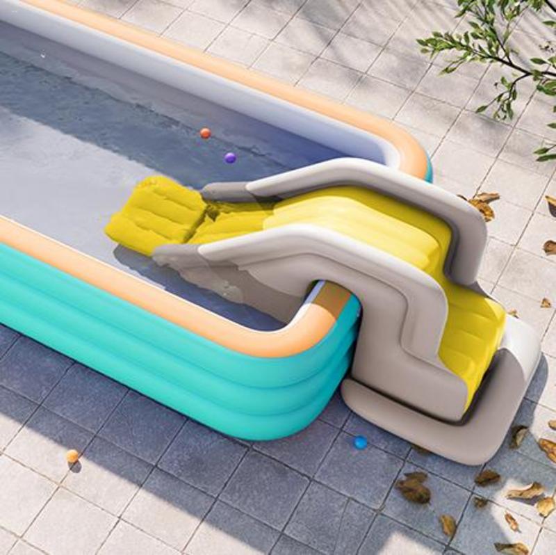 قابل للنفخ ماء منزلق أطفال سبا - مراجعة Kids Outdoor Playground وسعره