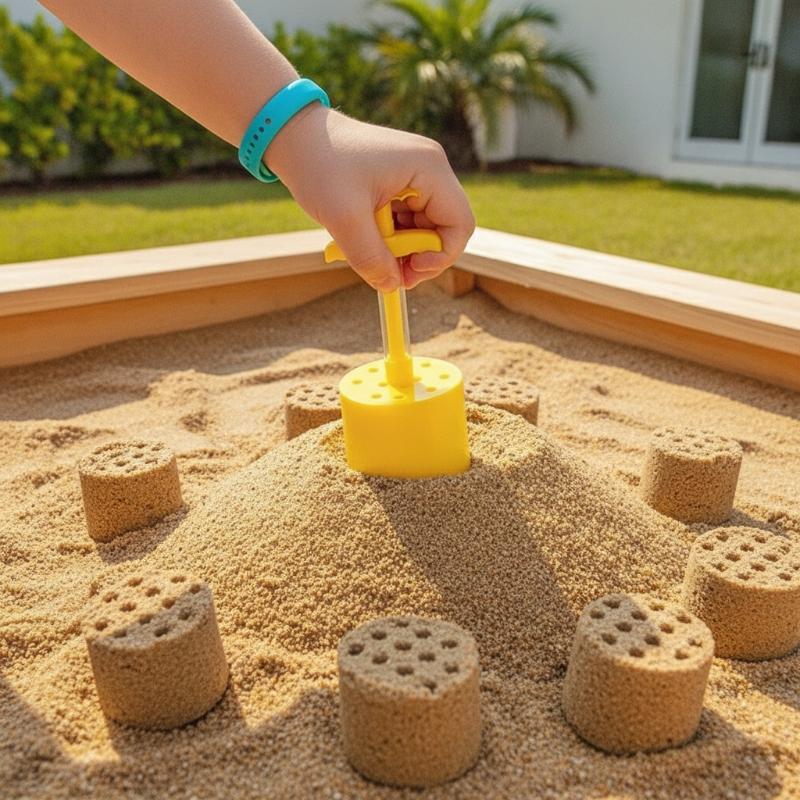 ألعاب مائية للأطفال على الشاطئ - مراجعة Kids Outdoor Sandbox وسعره