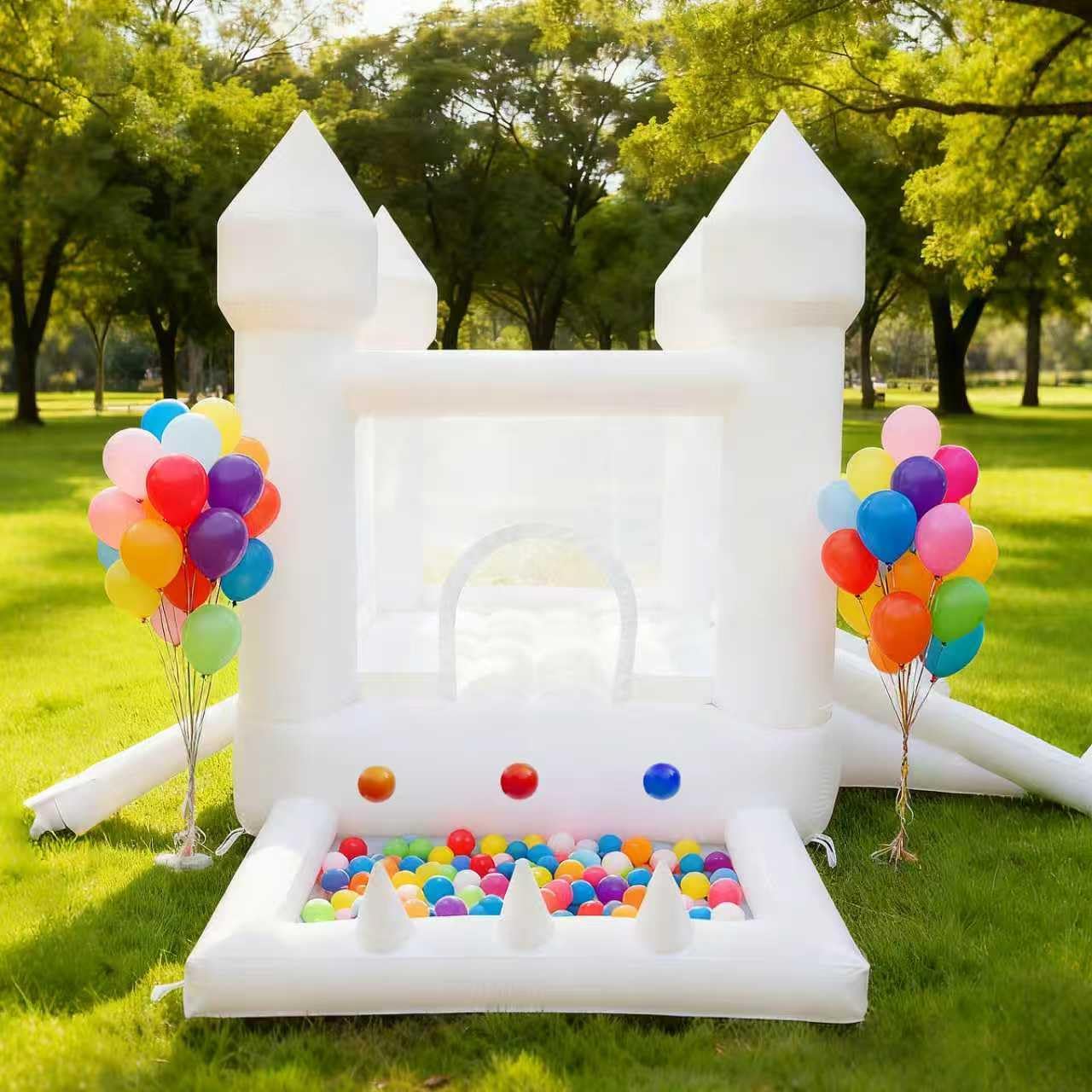 بيت نطاطي أبيض، قلعة نطاطية لل - مراجعة Kids Outdoor House وسعره
