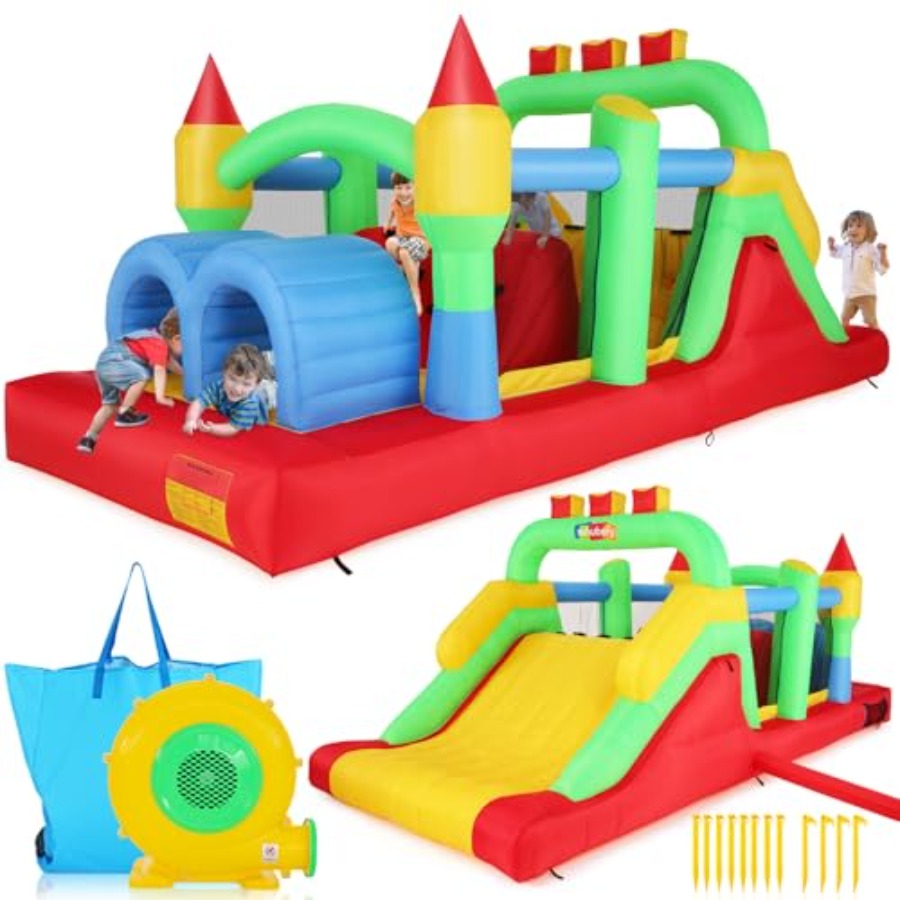 منطقة ألعاب قابلة للنفخ في اله - مراجعة Kids Outdoor House وسعره