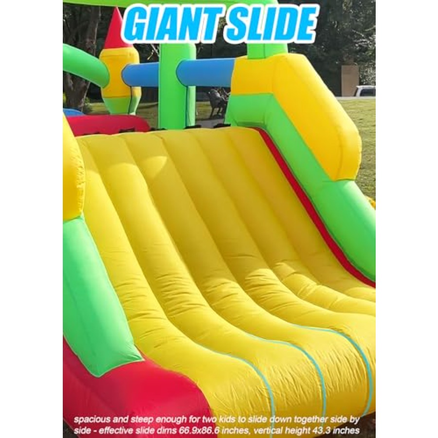 منطقة ألعاب قابلة للنفخ في اله - مراجعة Kids Outdoor House وسعره