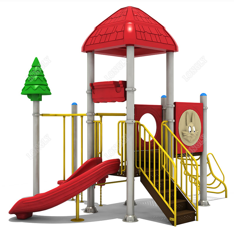 زحليقة بلاستيكية حمراء للأطفال - مراجعة Kids Outdoor Playground وسعره