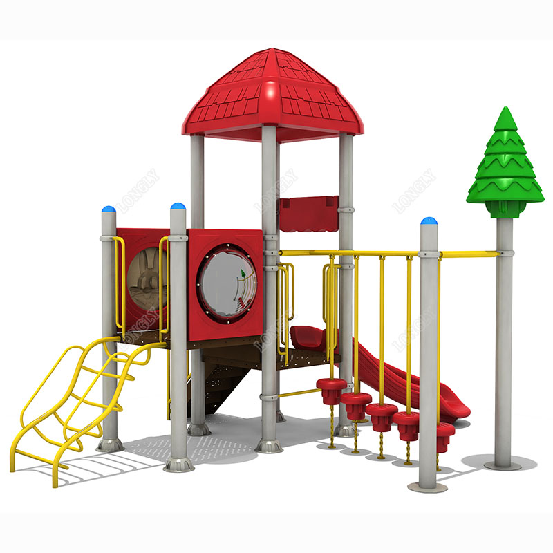 زحليقة بلاستيكية حمراء للأطفال - مراجعة Kids Outdoor Playground وسعره