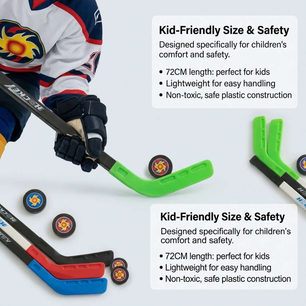 لعبة هوكي الجليد للأطفال، عصا  - مراجعة Kids Outdoor Hockey Sticks وسعره