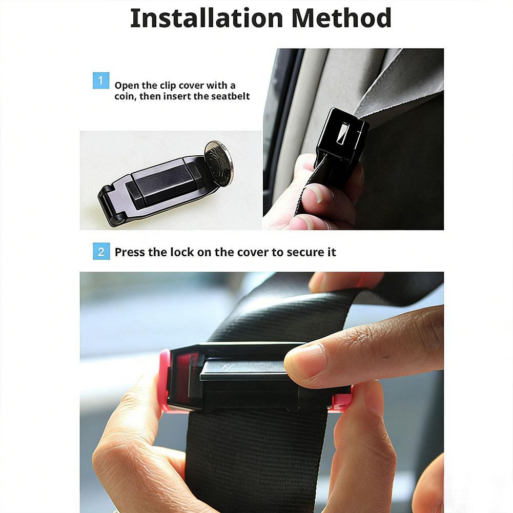 قطعتان من مشابك تثبيت حزام الأ - مراجعة Swing Seat Belt وسعره