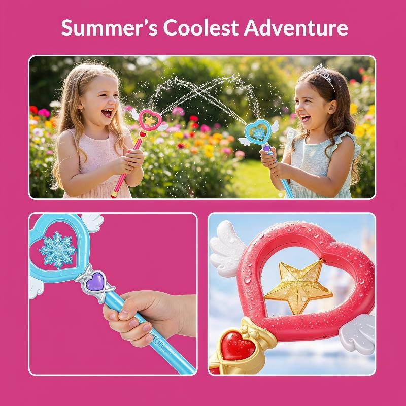 عصا سحرية مائية للأطفال، رشاش  - مراجعة Kids Outdoor Garden Toys وسعره