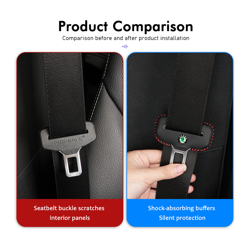 غطاء حماية مشبك حزام الأمان لل - مراجعة Swing Seat Belt وسعره