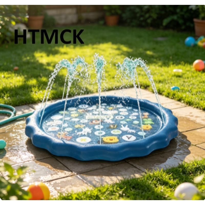 بساط مائي قابل للنفخ بطول 100/ - مراجعة Kids Outdoor Mat وسعره