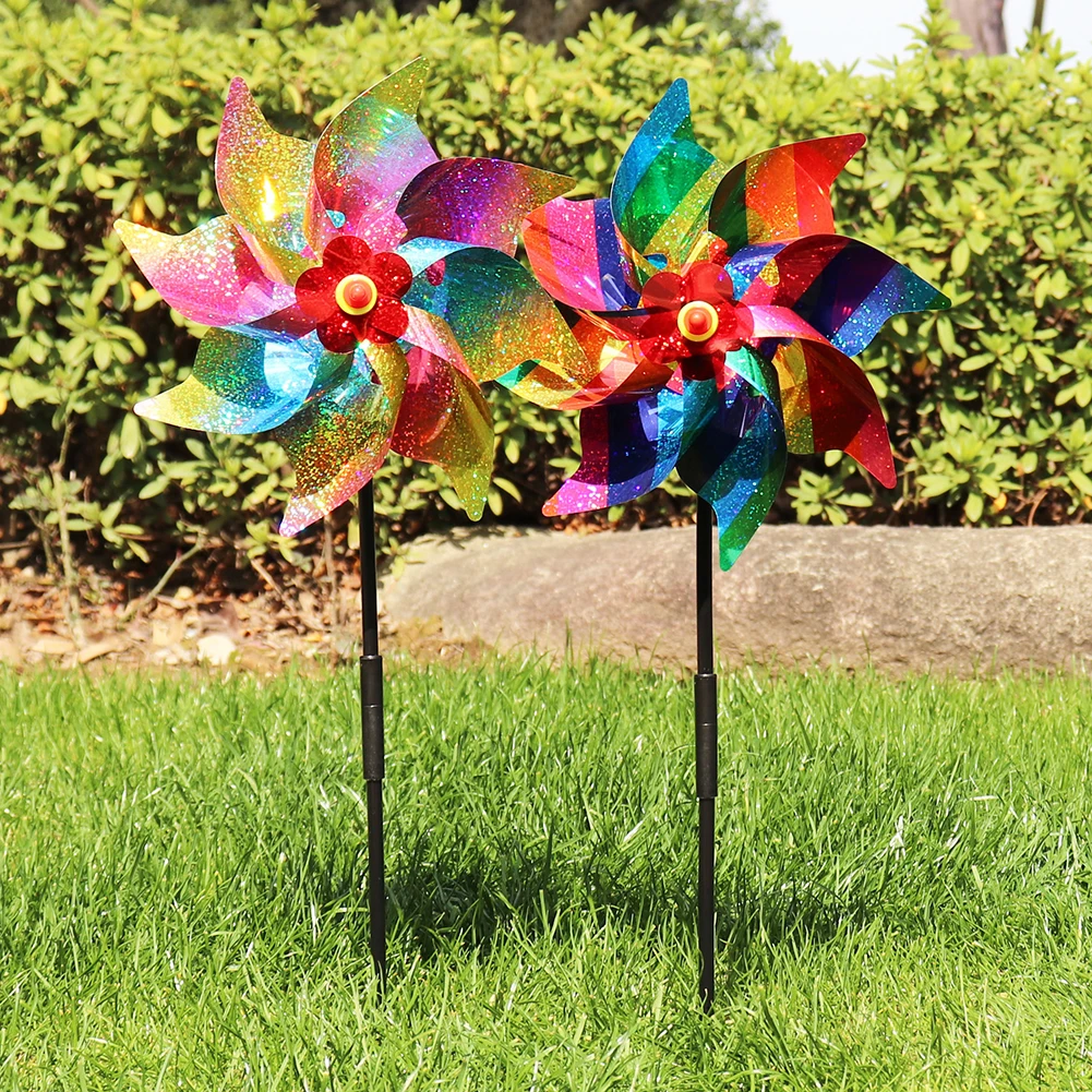 طاحونة الهواء الطيور طارد الدي - مراجعة Kids Outdoor Garden Toys وسعره