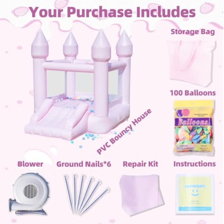 بيت قفز من البولي فينيل كلوريد - مراجعة Kids Outdoor House وسعره