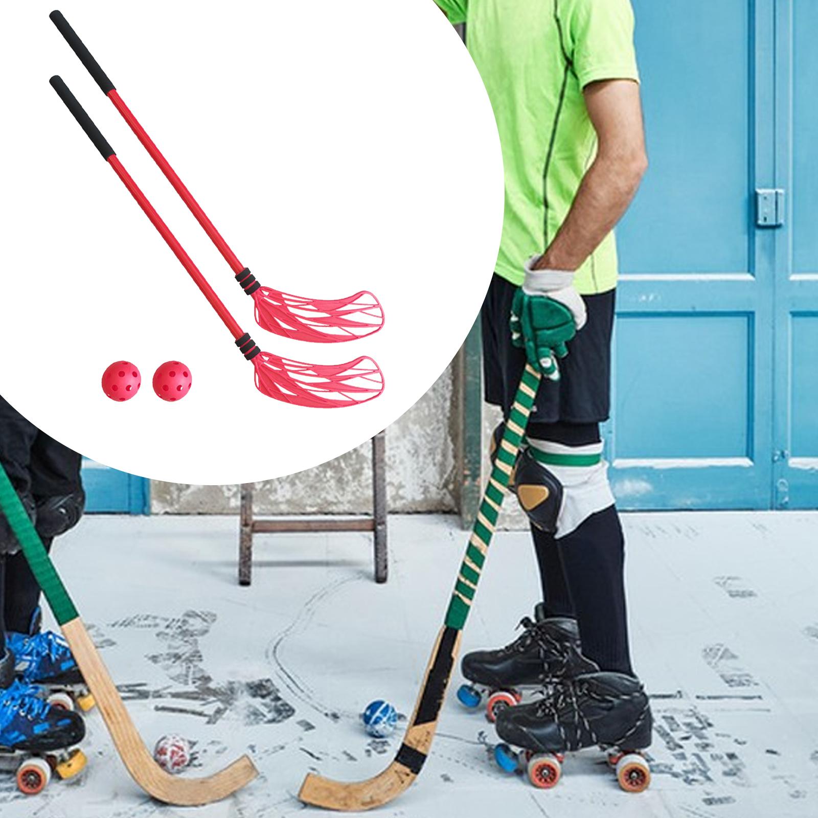 مجموعة لعبة هوكي للأطفال، عصي  - مراجعة Kids Outdoor Hockey Sticks وسعره