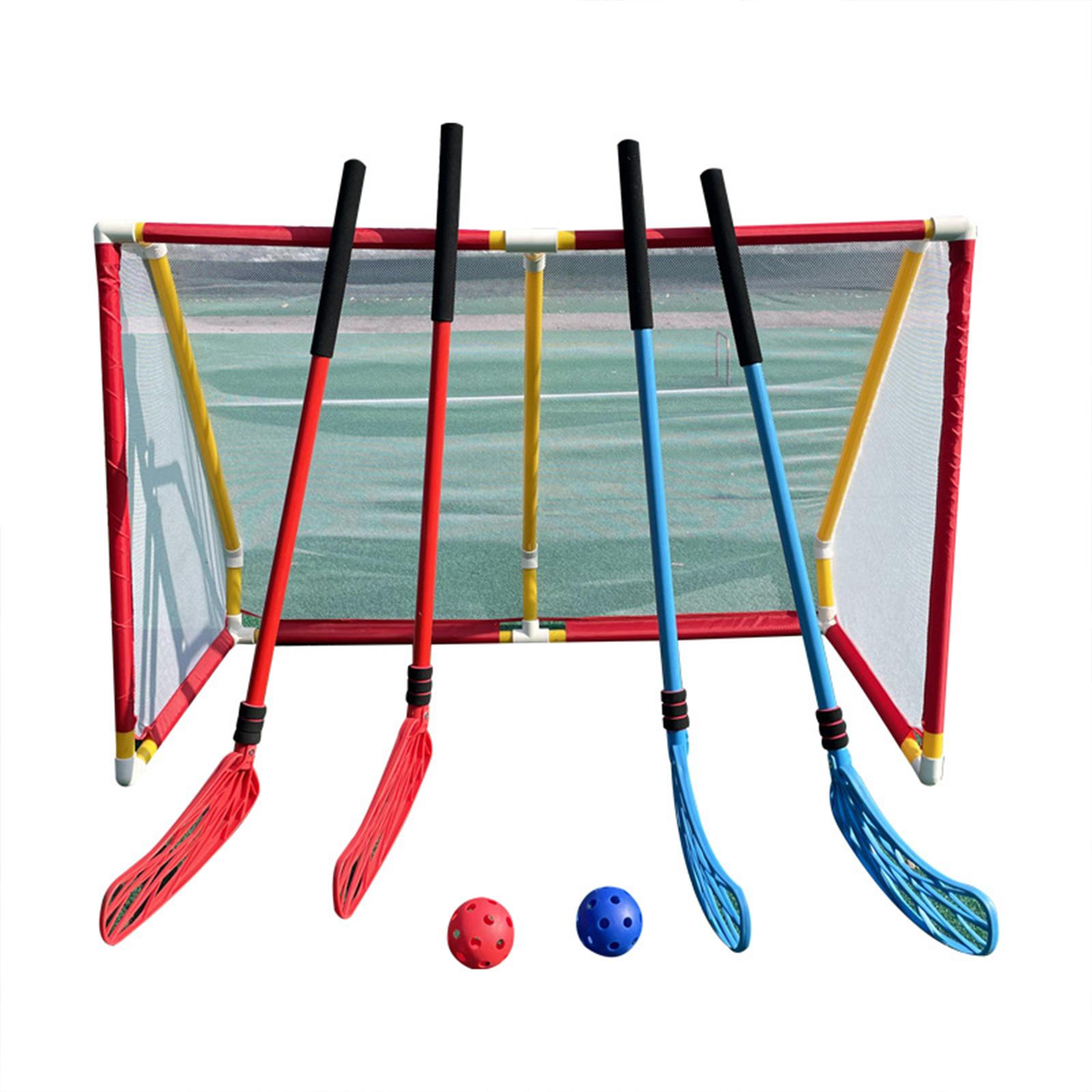 مجموعة لعبة هوكي للأطفال، عصي  - مراجعة Kids Outdoor Hockey Sticks وسعره