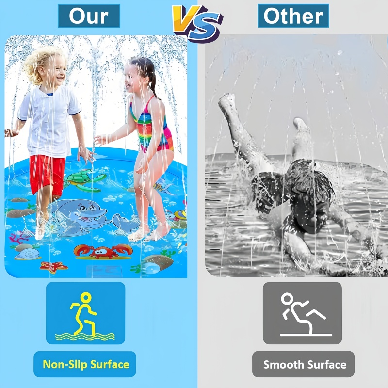 بساط رش ماء قابل للنفخ للأطفال - مراجعة Kids Outdoor Mat وسعره