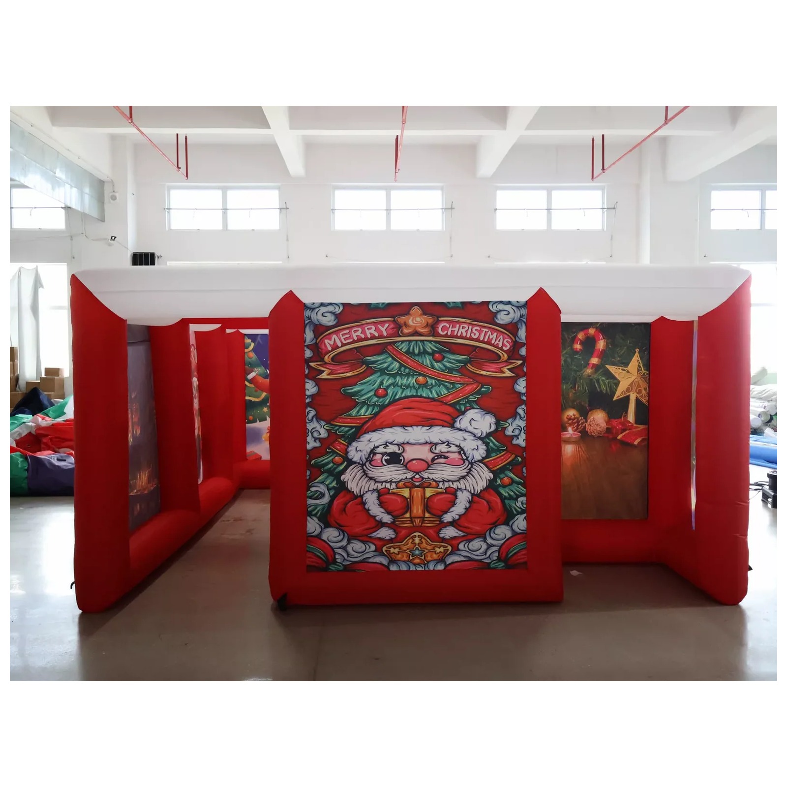 متاهة قابلة للنفخ مغطاة باللون - مراجعة Kids Outdoor Party Venue وسعره